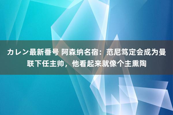 カレン最新番号 阿森纳名宿：范尼笃定会成为曼联下任主帅，他看起来就像个主熏陶